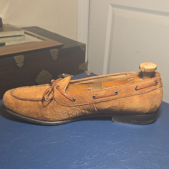 Elegant Tan Suede Loafers for Men main image 6